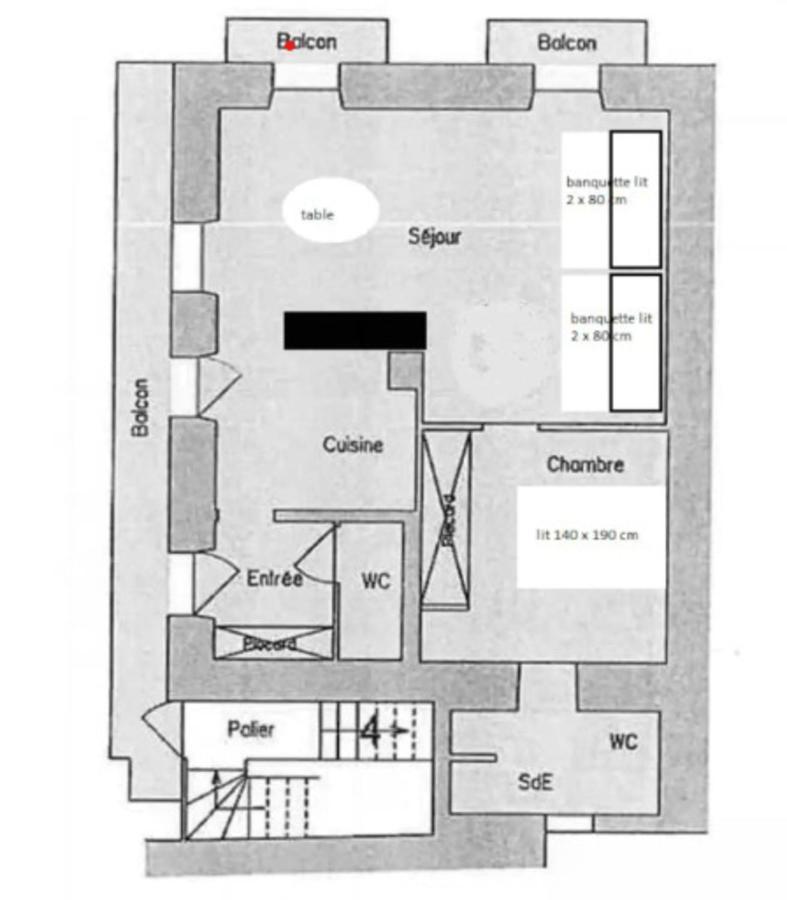 Appartement 6 Personnes, Les 3 Vallees, Pres Des Thermes Брид-Ле-Бэн Экстерьер фото